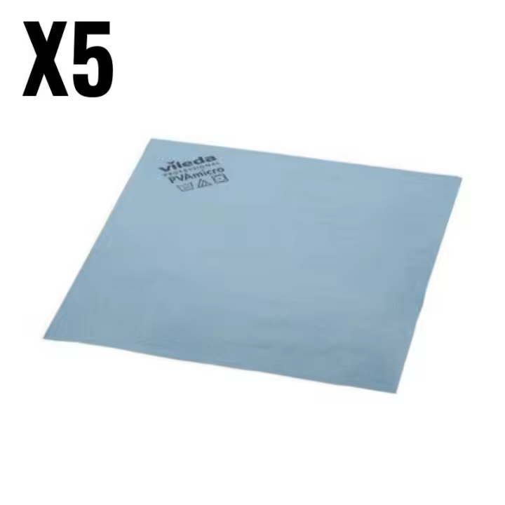 BAYETA MICROFIBRA PVA MICRO VILEDA  AZUL 5 UNIDADES - 1