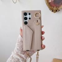 Funda De Teléfono Crossbody Con Correa Para Muñeca Para Samsung Galaxy S25 S24 S22 Ultra plus S23FE A15 A25 A35 A55 A24 A34 A54 A14 Con Porta Tarjetas - details 6