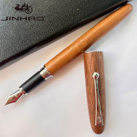 Bolígrafo De Tinta JINHAO 9026 De Madera De Rosado Natural Regalo Elegante Para Escritorio Tipo De Punta De Acero Inoxidable - details 3