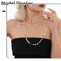Collar simple de la Flor DE LA Perla de la imitación de las mujeres - details 3