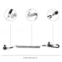 Porta Redes De Pesca Con Clip De Liberación Rápida Magnético Fuerte Y Lanyard De Acero Inoxidable Con Carabina De Aluminio Anticaída Para Exteriores - details 3