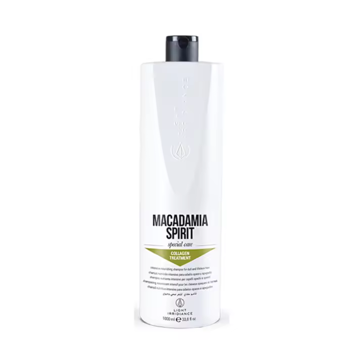 Light Irridiance Champú Nutritivo Macadamia Spirit Special Care Collagen Treatment Shampoo 1000mL 1L - 1