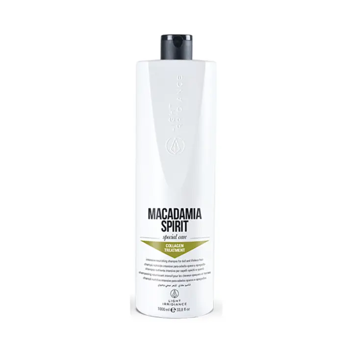 Light Irridiance Champú Nutritivo Macadamia Spirit Special Care Collagen Treatment Shampoo 1000mL 1L - 1
