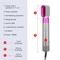 Eléctrico 5 en 1, plancha y rizador Automático, peine de Aire, rizador y kit de desmontables. - details 11