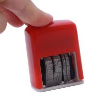 Sello DIY Con Fecha Para Oficina Y Escuela Sello Self-Inking Mini De Plástico Para Emboss Y Decoración Sin Material Químico Peligroso - details 2