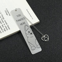Marcador De Libro De Acero Inoxidable Creativo En Forma De Gato Y Perro Para Amantes De Los Animales Marcador De Libro Para Lectores - details 6