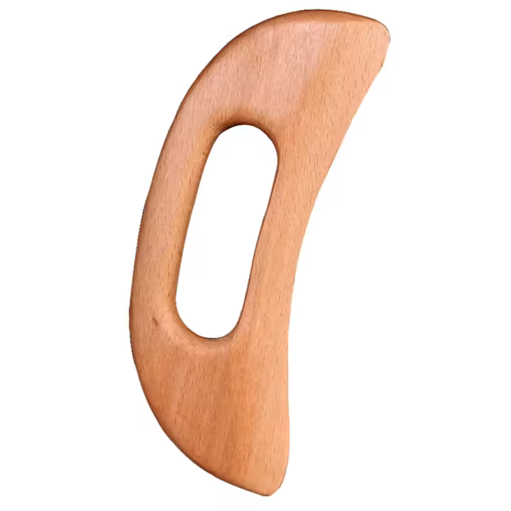 Tabla de raspado de terapia Sha para masaje de espalda, herramienta de salud de medicina china, tabla de hoja de raspado de madera muscular - 1