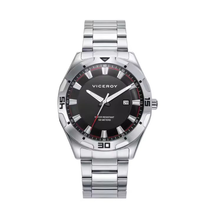 Viceroy 401283-97 Hombre Acero | Reloj Esfera Negra 10 Atm - 1