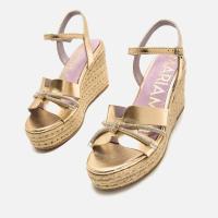 Sandalias plataforma mujer MARIAMARE 68560 C56765 SANDALIA CUÑA YUTE CHAMPAGNE 35902 25V - details 3