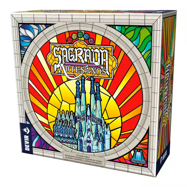 SAGRADA ARTESANOS DEVIR - Nuevo a estrenar - Devir - Juego de Tablero - Juego de Mesa - TOP VENTAS - 1