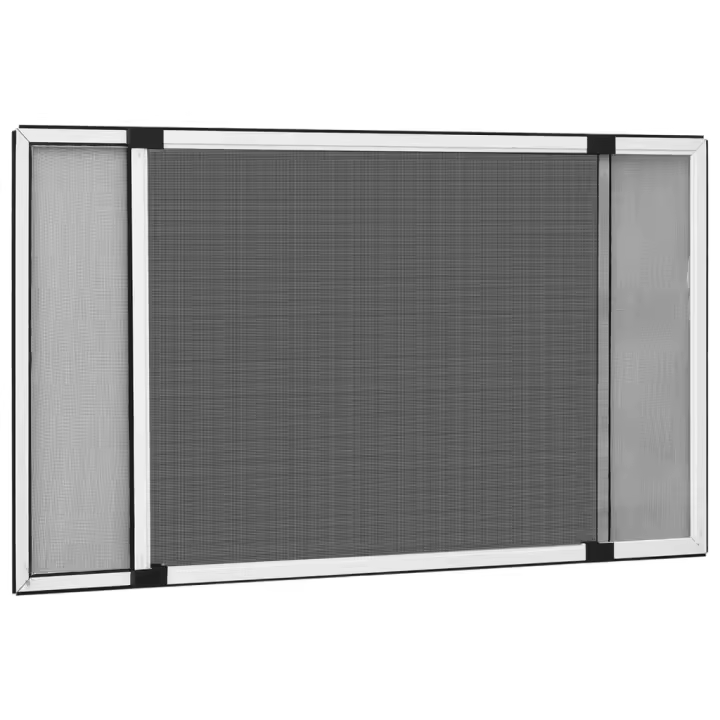 vidaXL Mosquitera extensible para ventanas blanco (100-193)x75 cm - 1
