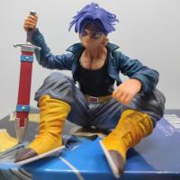 Figura De Colección Dragon Ball Torankusu Super Saiyan 14cm Postura Sentada Estatua Anime Decoración De Escritorio Juguetes Para Adultos - details 2