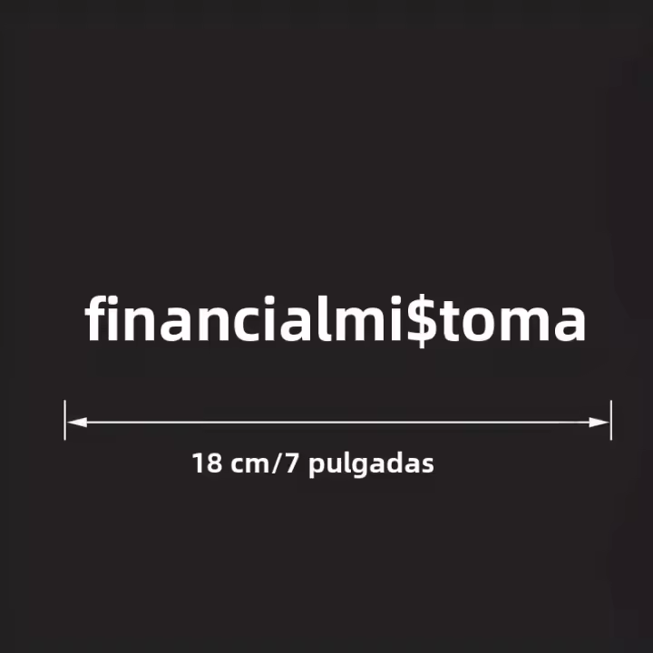 Pegatina De Error Financeño Para Coche Divertida Y Estilosa Pegatina De Carreras Adhesiva PVC Para Decoración Del Vehículo - 1