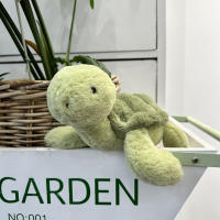 Muñeco De Peluche Tortuga Jelly Cat 28cm Juguete Creativo Para Compañía Simulación De Mascota Para Niños Regalo De Vacaciones - details 1