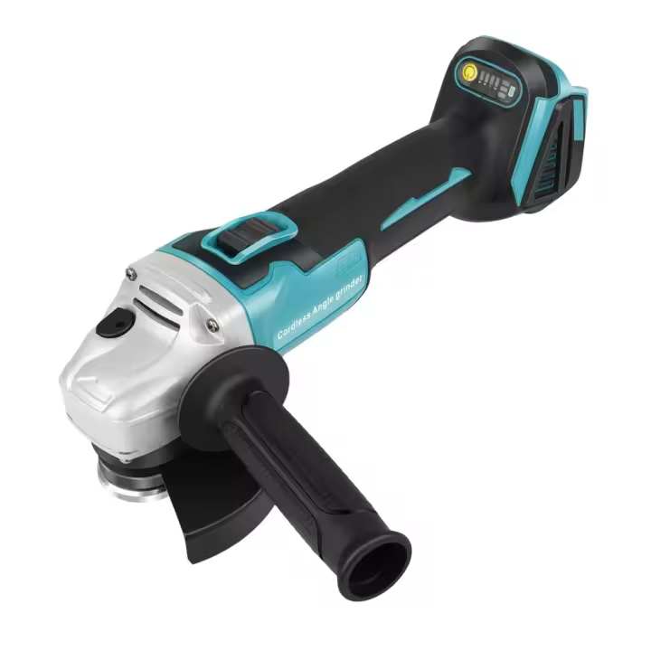 125MM Amoladora angular eléctrica sin escobillas, herramienta eléctrica de carpintería, velocidad Variable, para batería Makita de 18V, Sin batería - 1