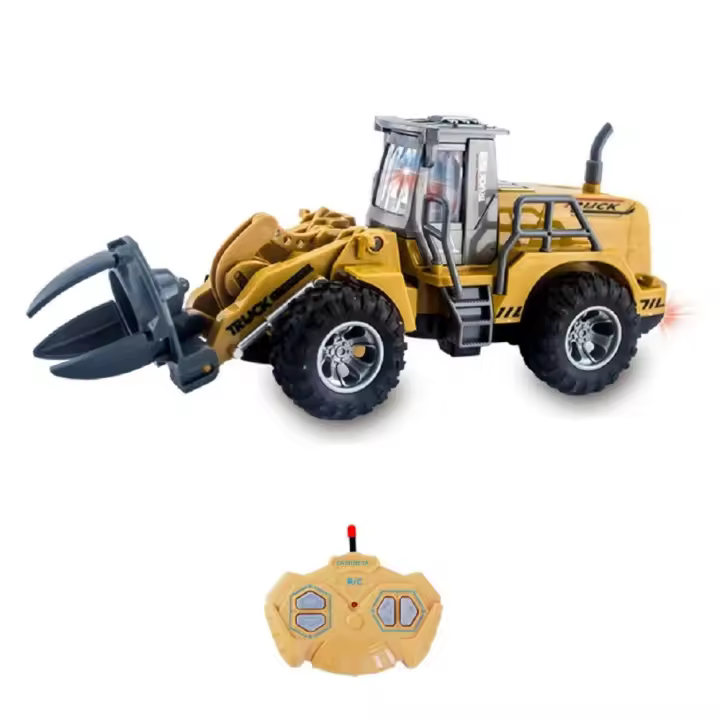 Coche Remoto 1:30 Para Niños Juguete De Excavadora Camión Bulldozer Vagoneta De Ingeniería Para Niños Regalo Control Remoto Escala 1:30 - 1