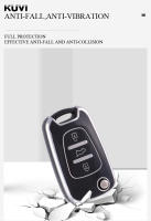 Funda De Llave De Coche TPU Para Hyundai I20 I30 Ix20 Ix35 Elantra Accent Kia Sportage Rio 3 Soul Optima Ceed pro K5 K2 Con Llavero - details 6