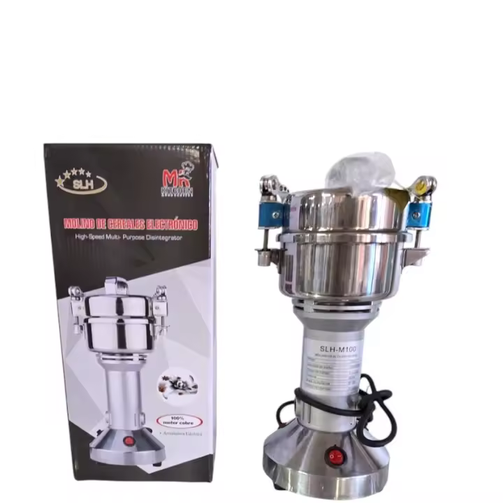 Molino Eléctrico de Especias y Granos 800g – 2500W, Acero Inoxidable, Velocidad Alta, Tipo Balanza - 1