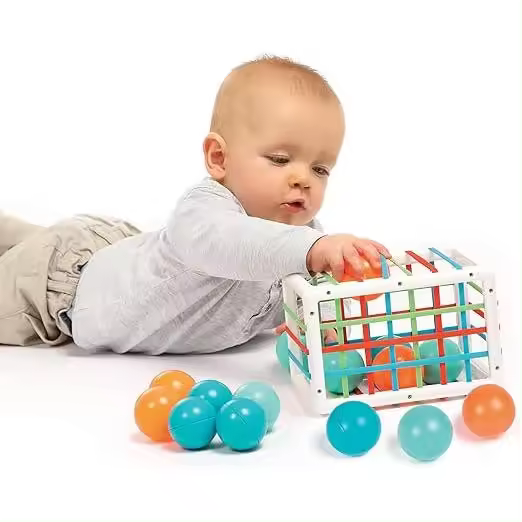 cubo de manipulación  con pelotas - Ludi - 1