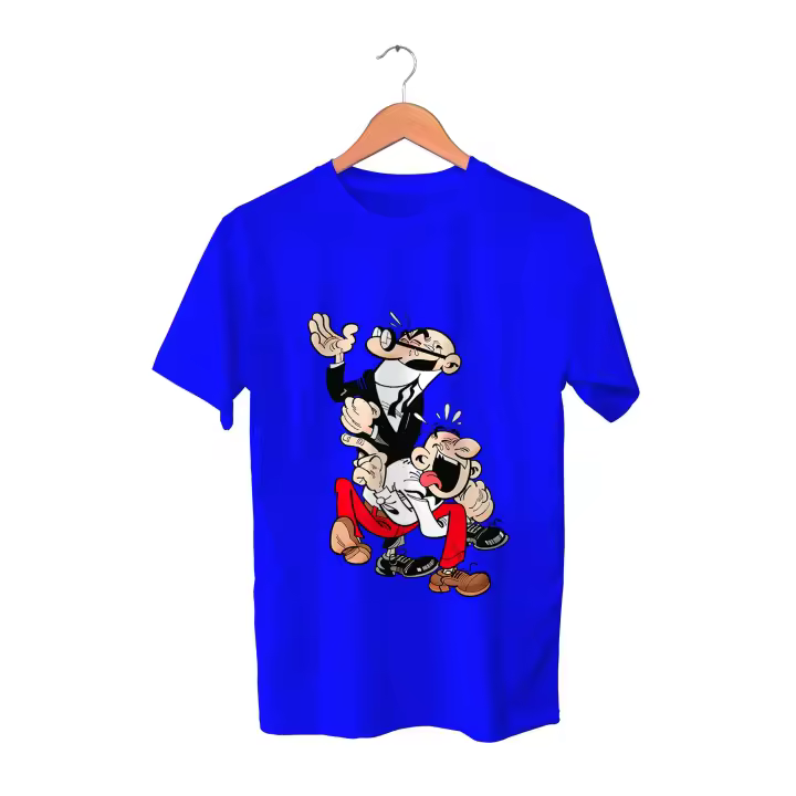 Camiseta Mortadelo y Filemon. Profesor Bacterio. Señor Super. Ofelia. Ibañez, Varios colores. Todas las tallas. - 1