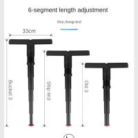 Silla Plegable Portátil De Plástico Ajustable Regalo Para Subway Telescópica Compacta Y Ligera Silla Alta En Color Negro - details 1