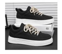 Zapatos De Patinaje Para Hombre Bajo Corte De Lona Zapatillas De Lona Planas Zapatillas De Skate Moda Plataforma Zapatillas De Encaje Para Hombre - details 21