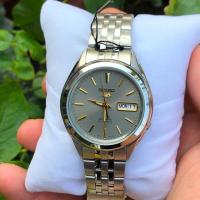 Reloj Automático Hombre Seiko 5 SNKL19K1 dial gris correa acero - details 3