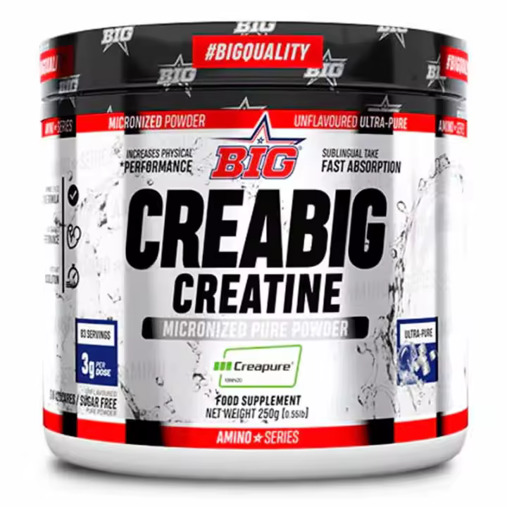 CREABIG Creatina Monohidrato 250 gr - Suplemento Deportivo - Incremento de Masa Muscular - 1