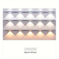 Luz De Armario LED Con Sensor De Movimiento Ultra Delgada Para Cocina Dormitorio Armario Luz Nocturna Inteligente Inducción - details 7