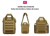Bolsa De Hombro Táctica Para Hombres Impermeable Con Sistema Molle Para Senderismo Caza Pesca Viaje Bolsa De Pecho Deportes Camping - details 1