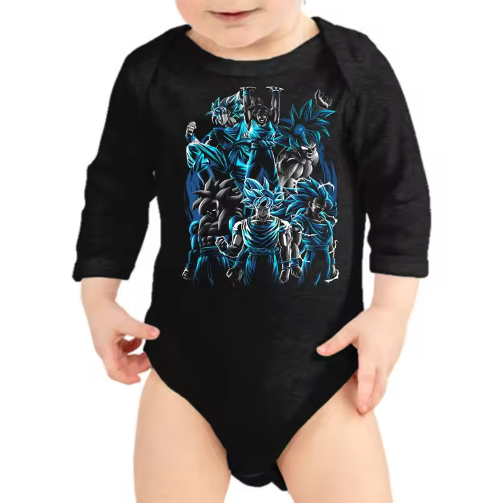 The Fan Tee Body Manga larga de Bebe Bola Ball Dragon Goku Vegeta Piccolo Gohan Super 326 - 1