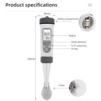 Medidor De Agua 4 En 1 TDS Salinidad EC Temperatura Digital Calidad Del Agua Para Piscinas Acuarios Medidor De Concentración SALT TDS EC Temp - details 8