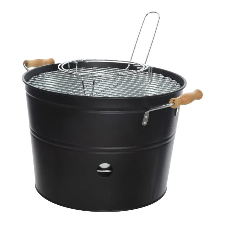 BARBACOA TIPO CUBO CON PARRILLA DE Ã˜32cm BBQ - 1