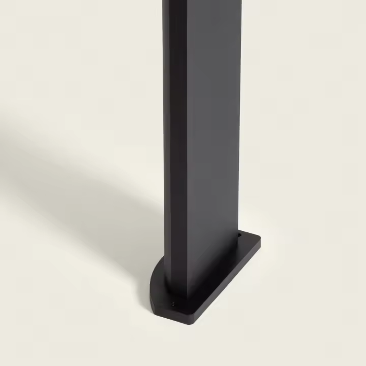 Ledkia Baliza Exterior LED 9.5W Superficie Pie 50cm Aluminio Legacy Negro - 1