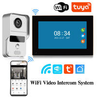 Timbre Video Inteligente TUYA 1080P con Pantalla Táctil 10 Pulgadas 7 Colores, WiFi Inalámbrico, APP Control, Kit Intercomunicador para Hogar - Compatible con Sistema de Acceso RFID (Control Puerta Seguridad) - details 1