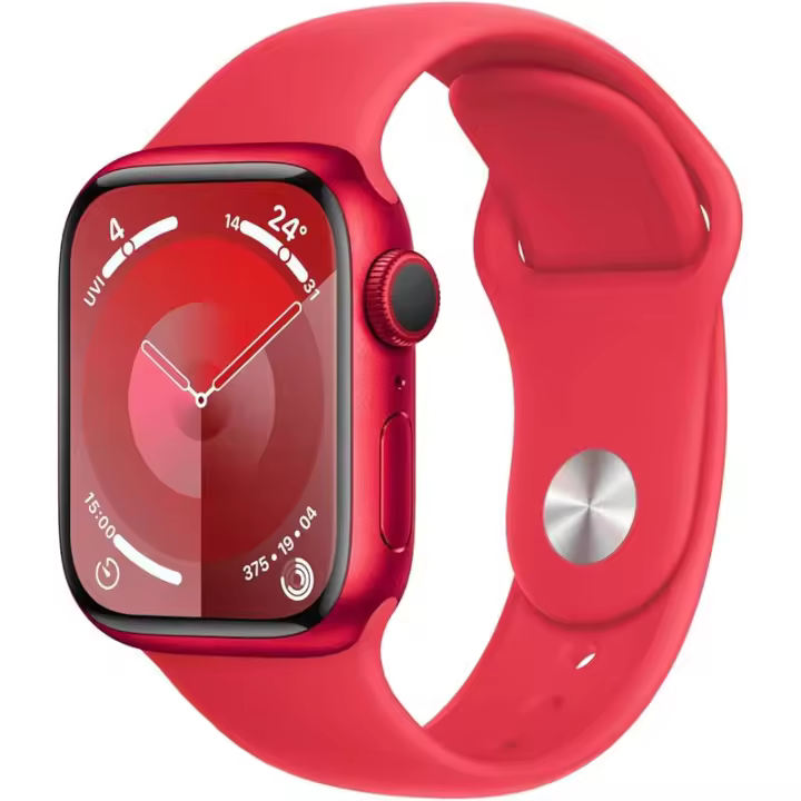Apple Watch Series 9 GPS 41mm CA Rojo Aluminio/Cinturón Deportivo Rojo S/M - 1