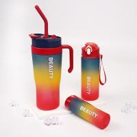 Botella De Agua Deportiva 3-en-1 Con Palanca Grande Y Gradiente De Color Gran Capacidad Para Adultos Botella De Bebida Para Exterior - details 8