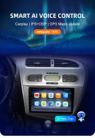 AWESAFE inalámbrico CarPlay Android Auto Radio para Seat Leon 5f 2 2005 2006 2007 2008 2009 2010 2011 2012 coche reproductor multimedia GPS 2 din autoradio volante controles RDS Bluetooth - details 2