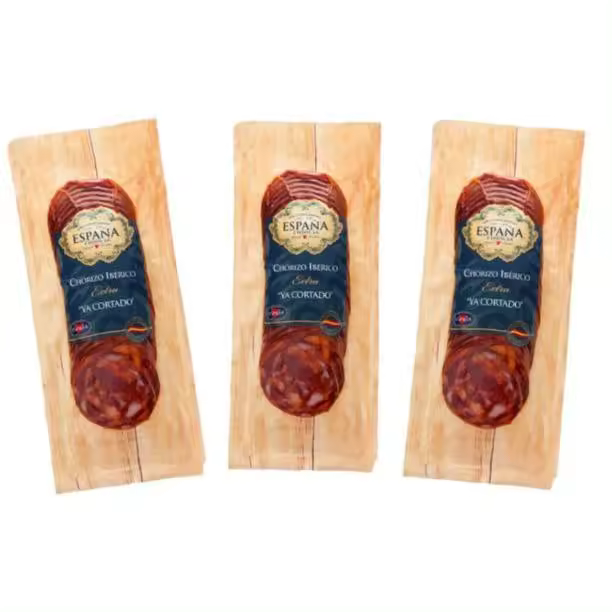 CHORIZO IBERICO ESPAÑA E HIJOS 3 SOBRES 200G  TOTAL 600G - 1