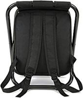 Silla Mochilero Plegable 2 en 1 Bolsa Refrigeradora Portátil al Aire Libre Asiento de Picnic para Senderismo Taburete de Jardín BBQ Taburete Compacto Capacidad de Carga 100 Kg - details 4