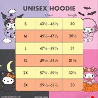 Sudadera Kuromi y My Melody Loungefly Unisex Capucha Talla L Algodón French Terry - details 0
