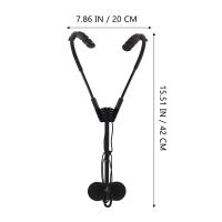 Miwayer Soporte De Hombro Para Saxofón Correa De Cuello Cómoda Para Bajo Clarinete Alto Y Soprano Con Gancho Para Barra - details 12