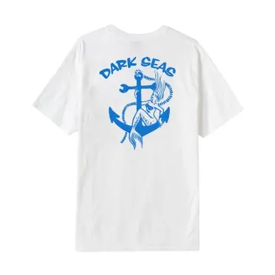 Camiseta Dark Seas Joyride Stock Pocket Tees Blanca White 306000053-WHT - 1