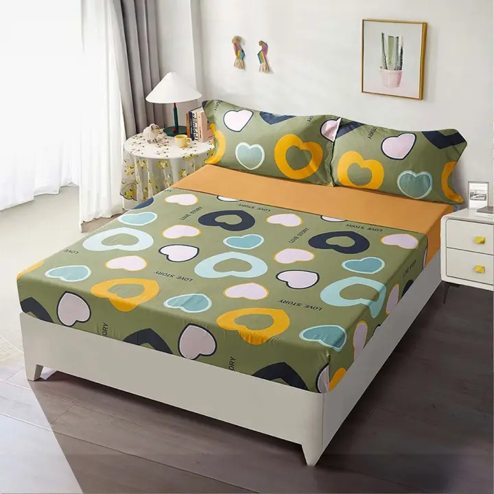 PlusHome Juego de Sábanas de Microfibra de Poliéster Suave Hasta 5 Piezas Tapa, Sábana Bajera y  Fundas de Almohada Cama 90 160x260, 135 210x260, 150 230x260 cm 180 250x270 cm - 1