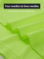 Pack De 7 Camisetas De Hombre En Verde Fluorescente Ultraligero Secado Rápido Transpirable Para Fitness Gimnasio Y Correr - details 5