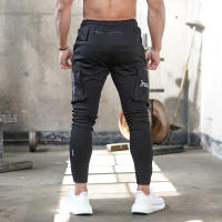 Nuevos Pantalones De Entrenamiento Para Hombre 2024 Primavera Y Otoño Color Sólido Deportivos Cómodos Para Exterior Y Fitness Con Bolsillos De Camuflaje - details 17