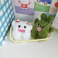 Muñeco De Peluche Conejo Y Monstruo Pequeño Para Niños Bolsa De Escuela Colgante Para Coche Llavero De Peluche Suave Para Jóvenes Y Adultos - details 0