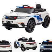 Coche eléctrico para niños de policía 12v Nacional con luces y sirena de policía. Vehículo con abertura de puertas. Coche con música y mando para padres. - details 0