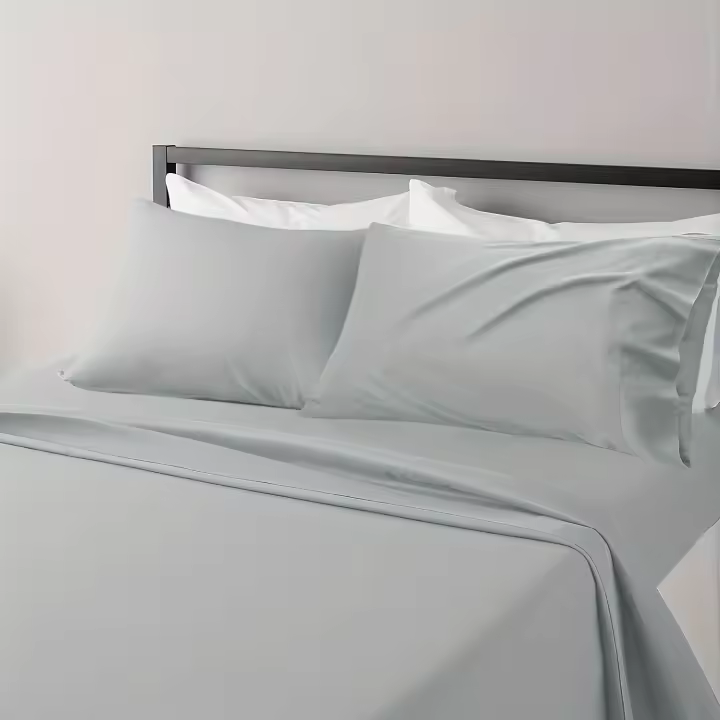 Juego De Sábanas Hoteles Lujo Transpirables Y Refrescantes Extra Suaves Fácil Ajuste 3/4 Pieza Sábanas De Microfibra 100TC Todas Las Estaciones - 1