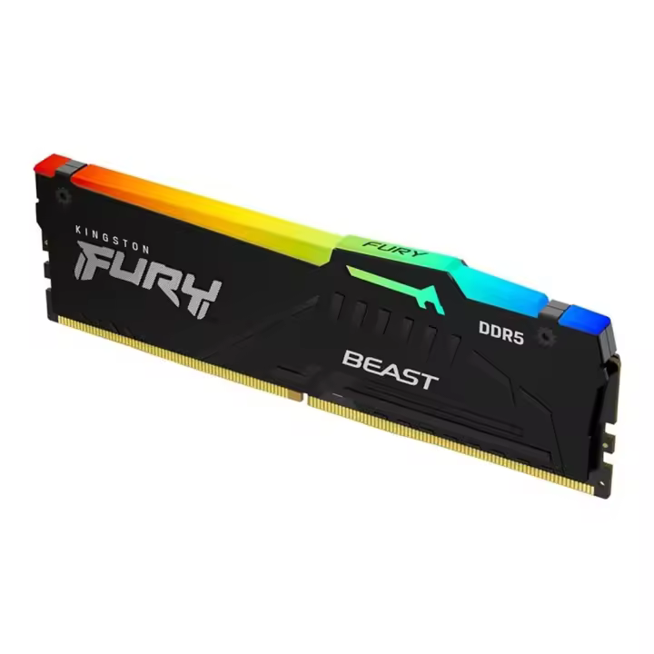 Kingston - Módulo de memoria RAM DDR5 8 GB KF556C40BBA-8 a 5600 MHz con XMP 3.0, On-Die ECC y disipador térmico para PC - 1